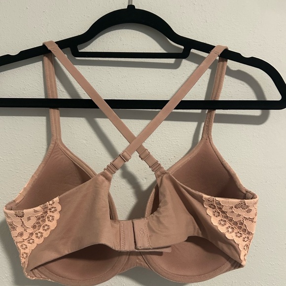 Victoria's Secret Tan Lace Bra with Strappy Back - Picture 2 of 3